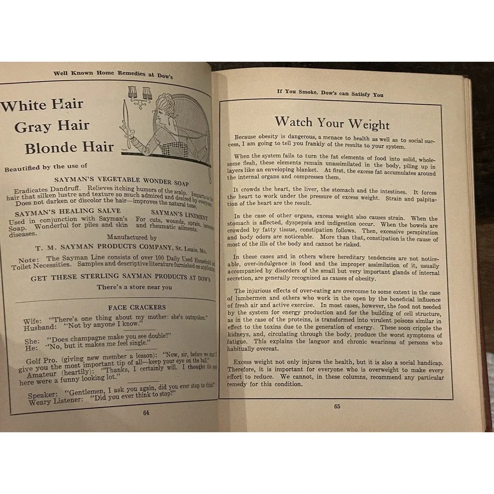 1930‎ Dow Drug Stores Diary Book VTG Book